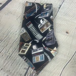 Vintage Nicole Miller accountants math tie